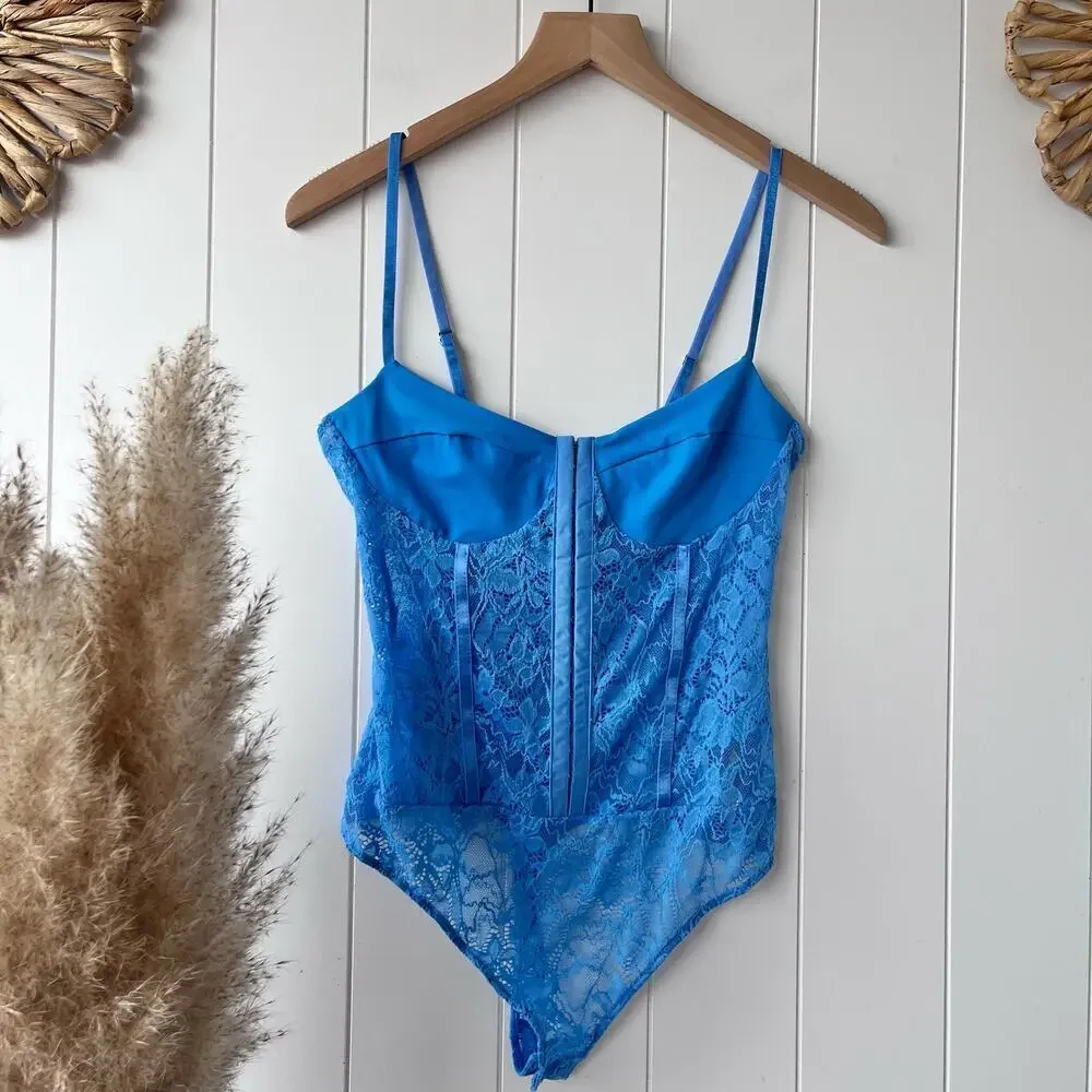 Free People bodysuit floral lace